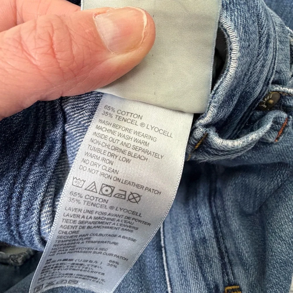 Tommy Bahama Distressed Straight Leg Denim Jeans - Picture 4 of 7